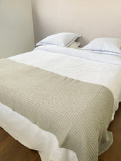 Chemin de lit Waffle 80x240